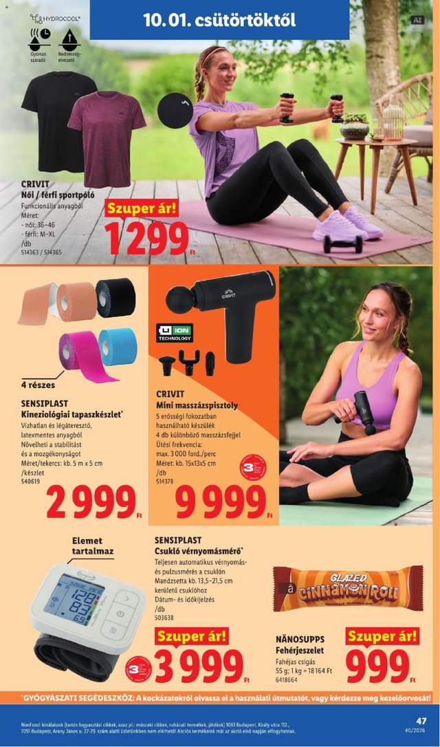 Új Lidl akciós újság 10.01.