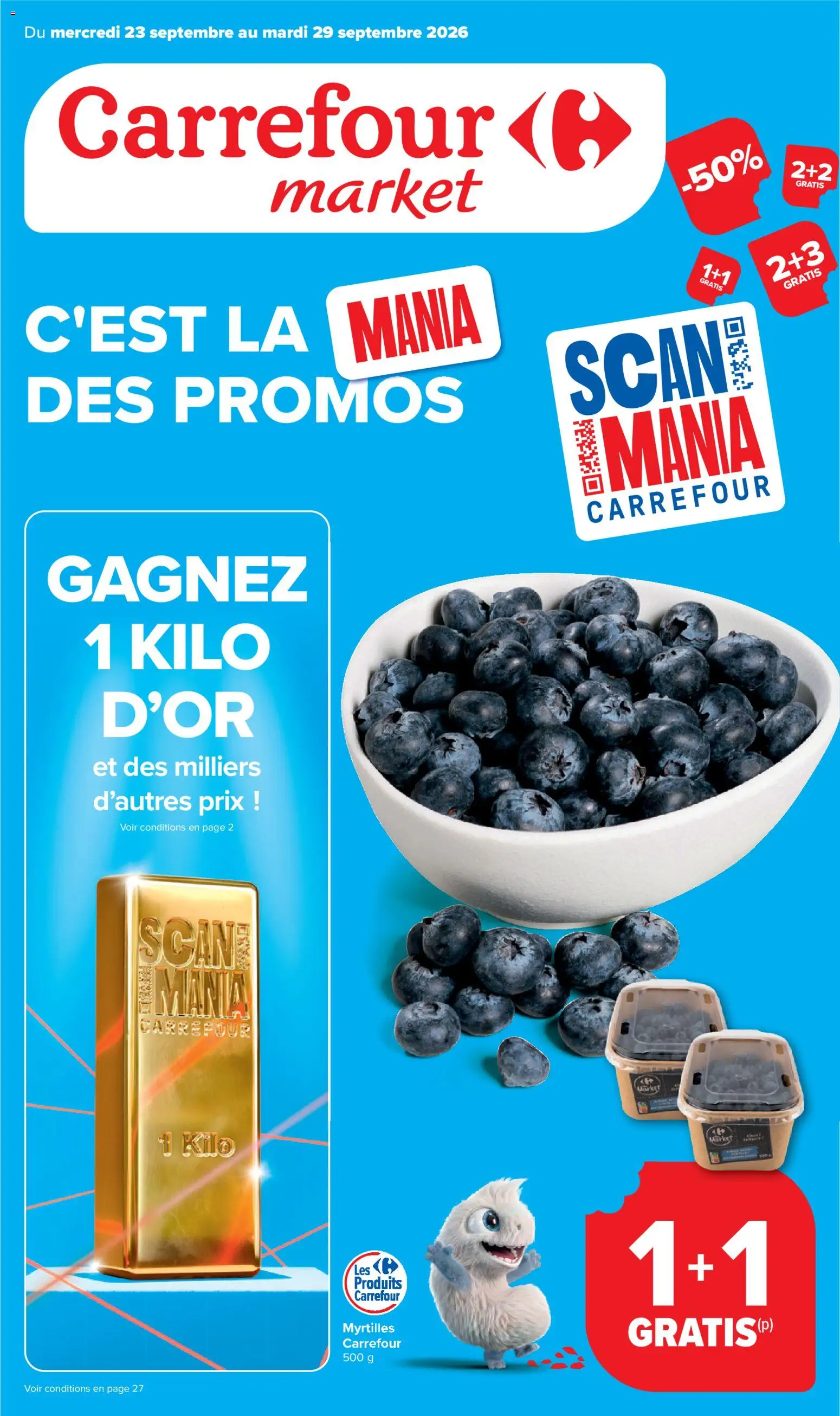 Voorbeeld van Carrefour Publicité Market van winkel Carrefour geldig vanaf 23/09/2026