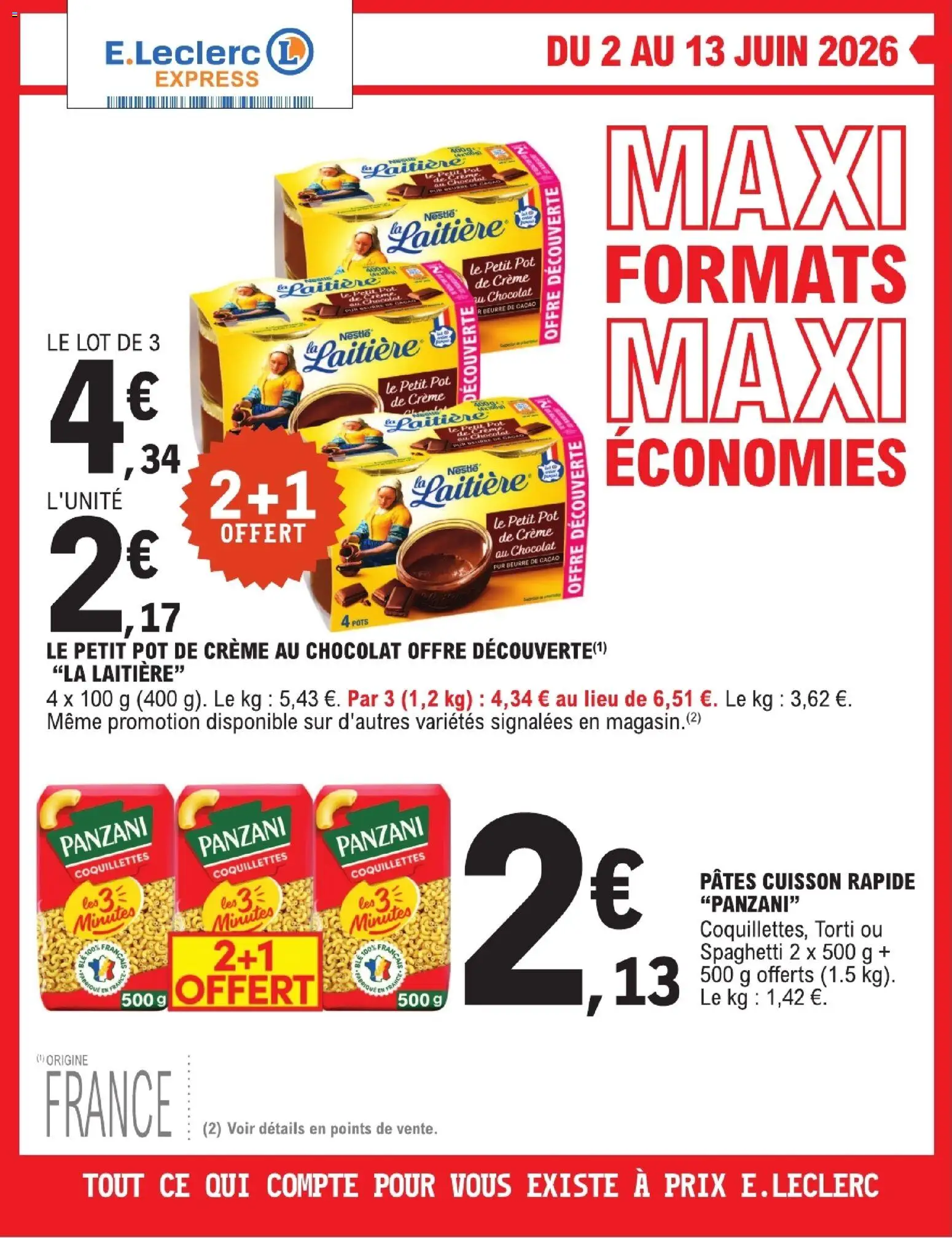 Prévisualisation de E.Leclerc catalogue express du magasin E.Leclerc formulaire valide 02/06/2026