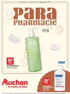 Voorbeeld van Auchan Parapharmacie, beauté van winkel Auchan geldig vanaf 01/09/2026