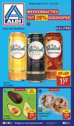 Voorbeeld van Aldi folder - Weekendfolder van winkel Aldi geldig vanaf 23-10-2026