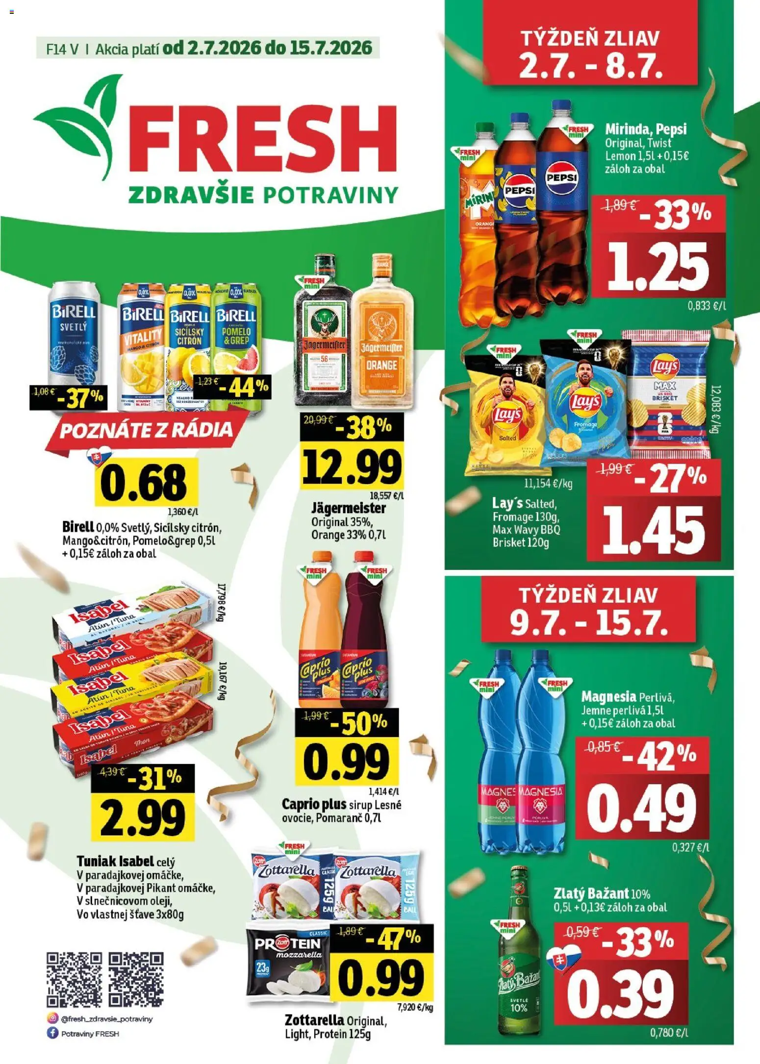 Náhľad Fresh letáku platného od 02.07.2026