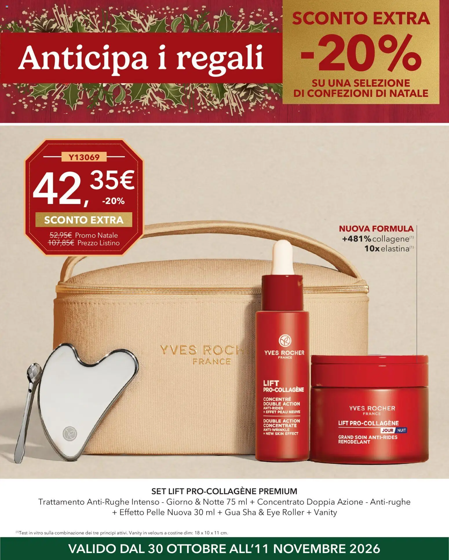 Anteprima dell'opuscolo Yves Rocher catalogo Anticipa I Regali dal negozio Yves Rocher valido da 30/10/2026