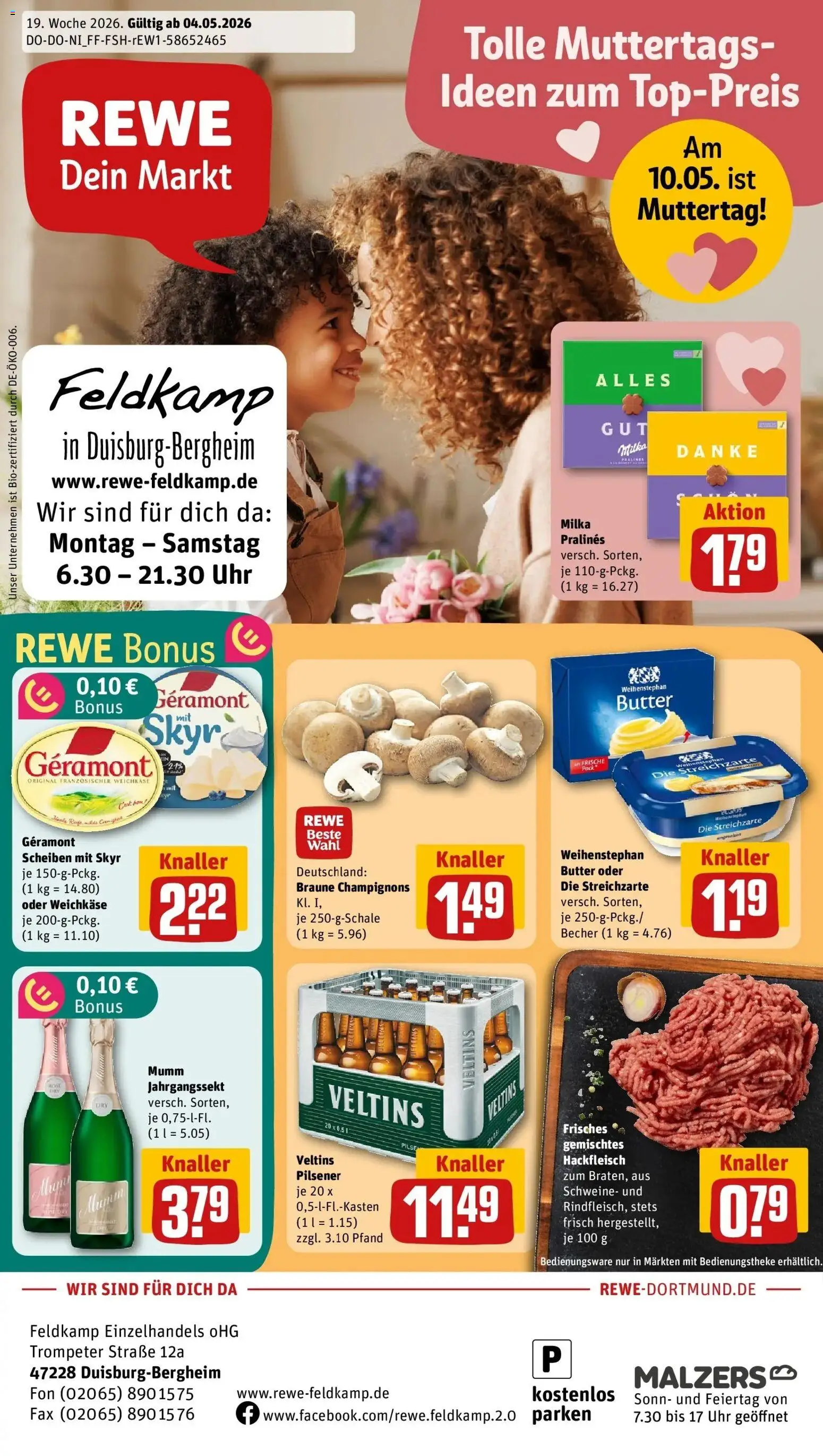 Vorschau von dem Prospekt des Geschäftes Rewe, gültig ab dem 04.05.2026