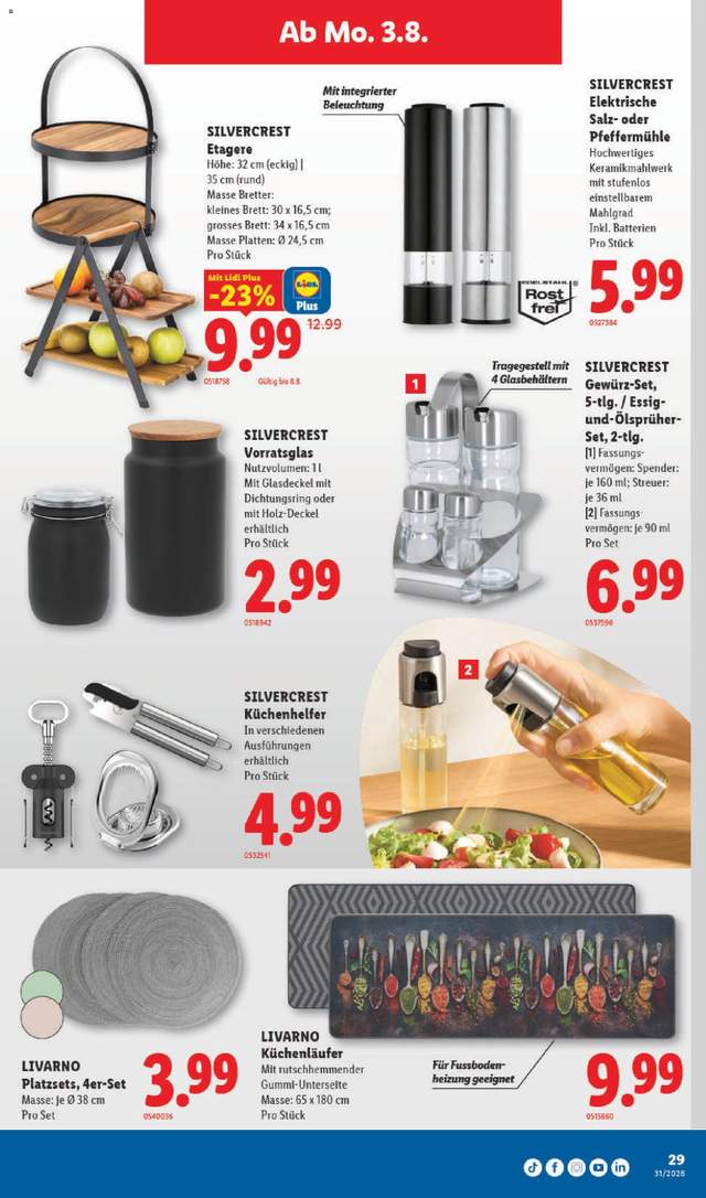 Neue Lidl Aktionen ab 30.07.