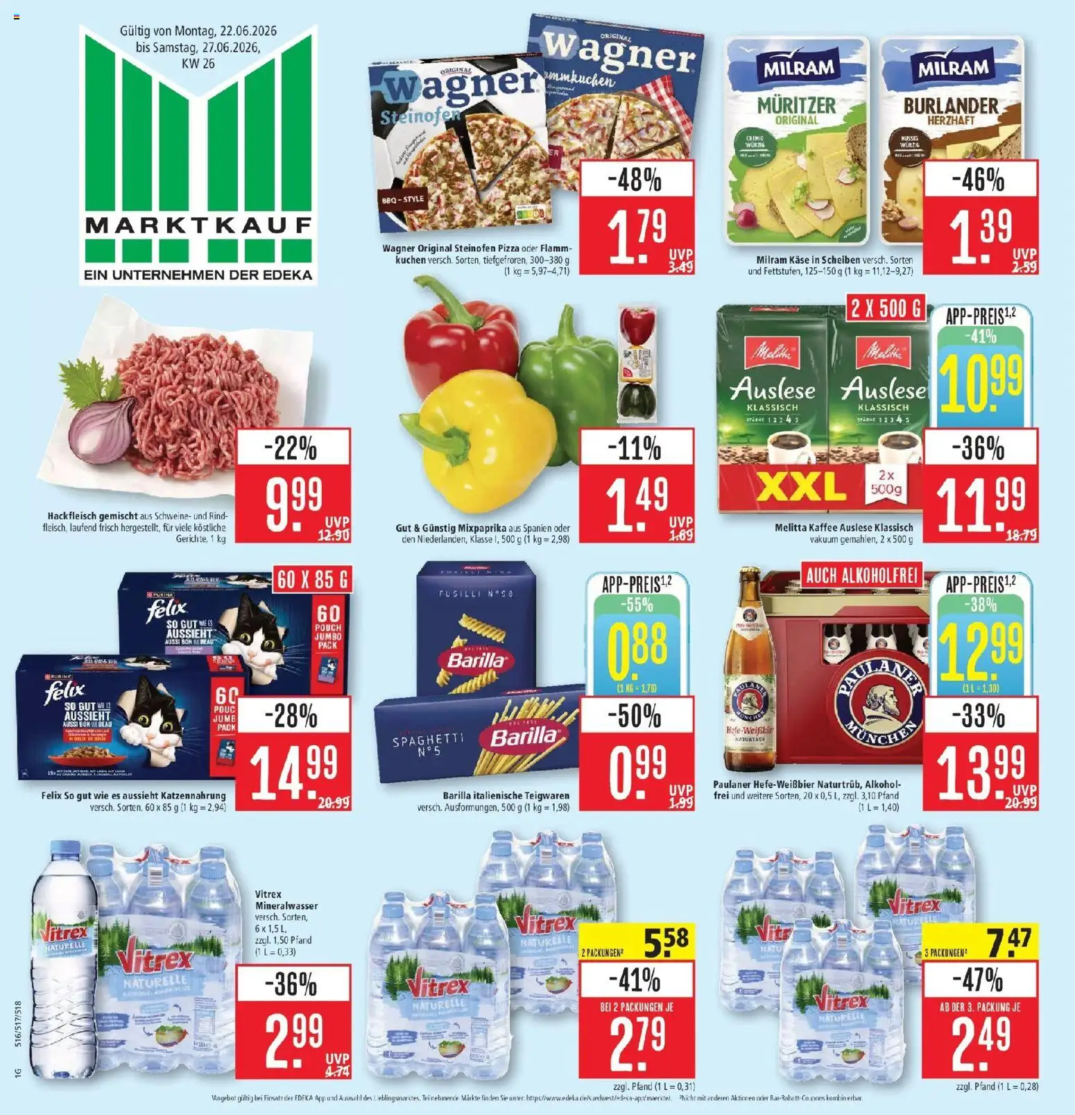 Vorschau von dem Prospekt des Geschäftes Marktkauf, gültig ab dem 21.06.2026