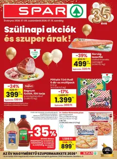 Spar - Spar akciós újság megtekintése, amely érvényes 2026.07.09.-től