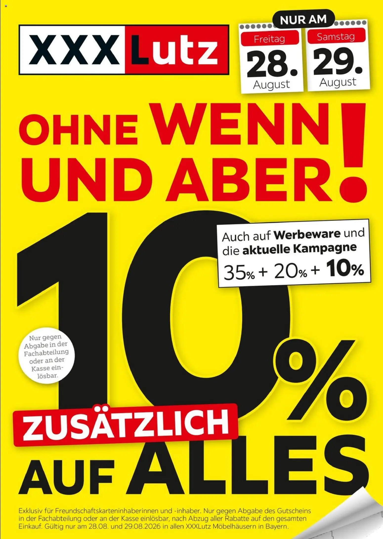 Vorschau von dem Prospekt des Geschäftes XXXLutz, gültig ab dem 28.08.2026