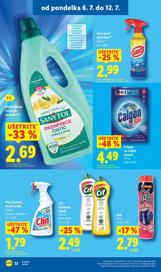 Nový Lidl leták od 06.07.