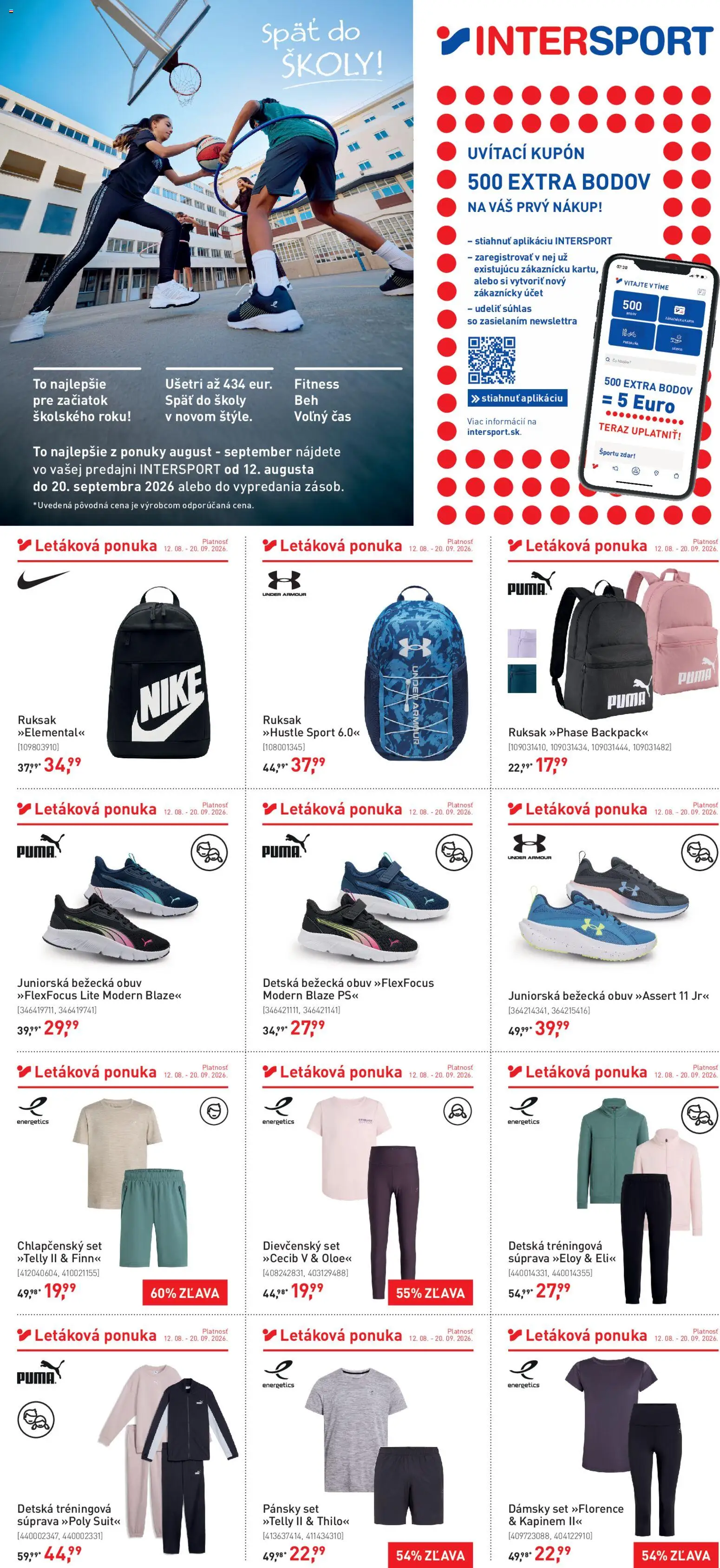 Náhľad Intersport letáku platného od 12.08.2026 - Ruksak