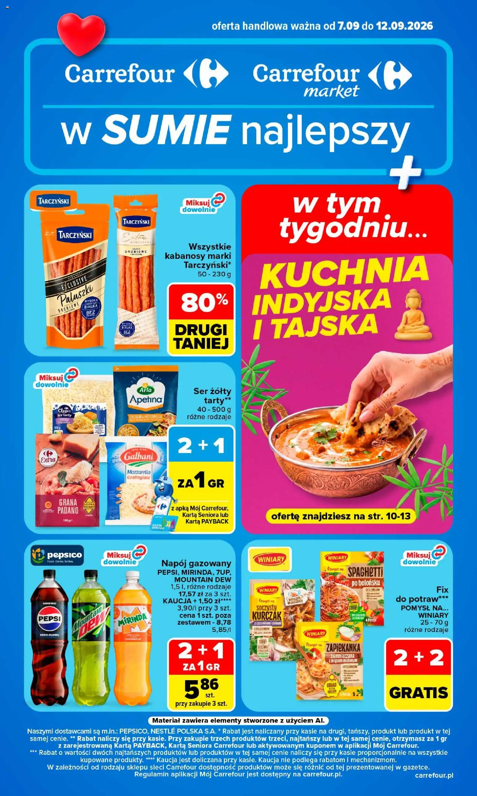 Pogląd gazetki "Carrefour gazetka" ze sklepu Carrefour ważnej od 07.09.2026