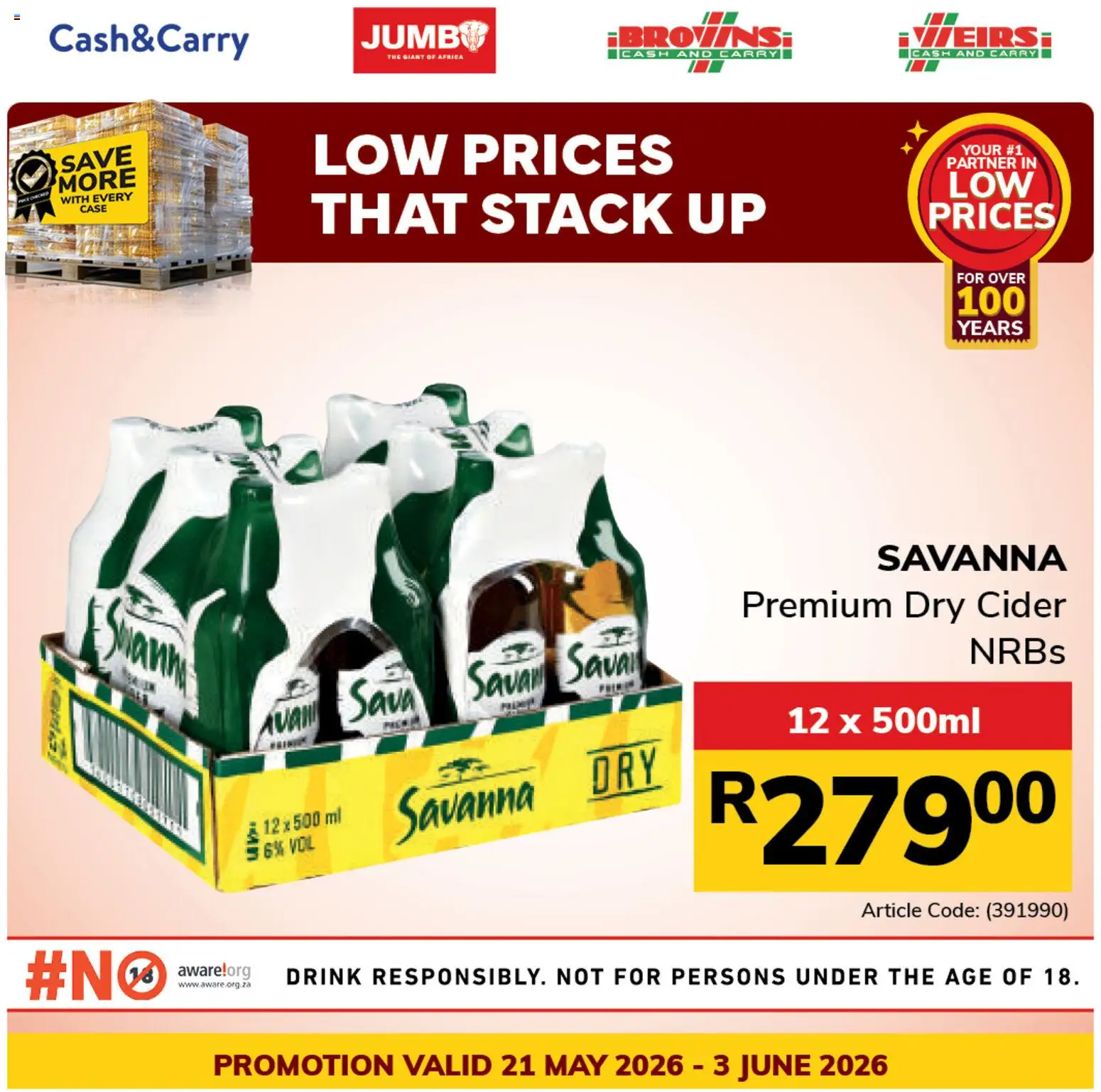 Preview of Jumbo flyer valid from 21/05/2026 - Cider, Case