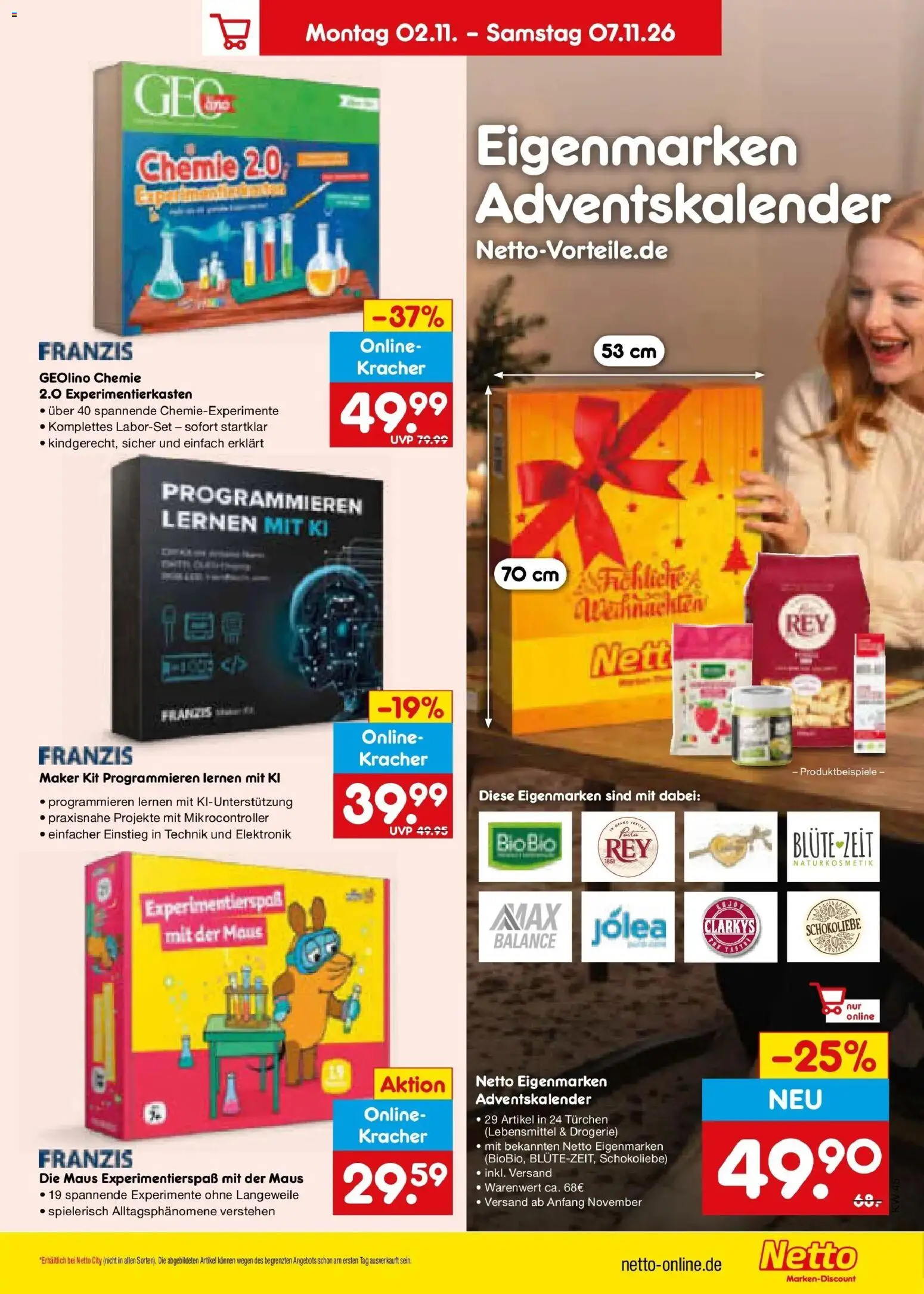 Vorschau von dem Prospekt des Geschäftes Netto Marken-Discount, gültig ab dem 02.11.2026
