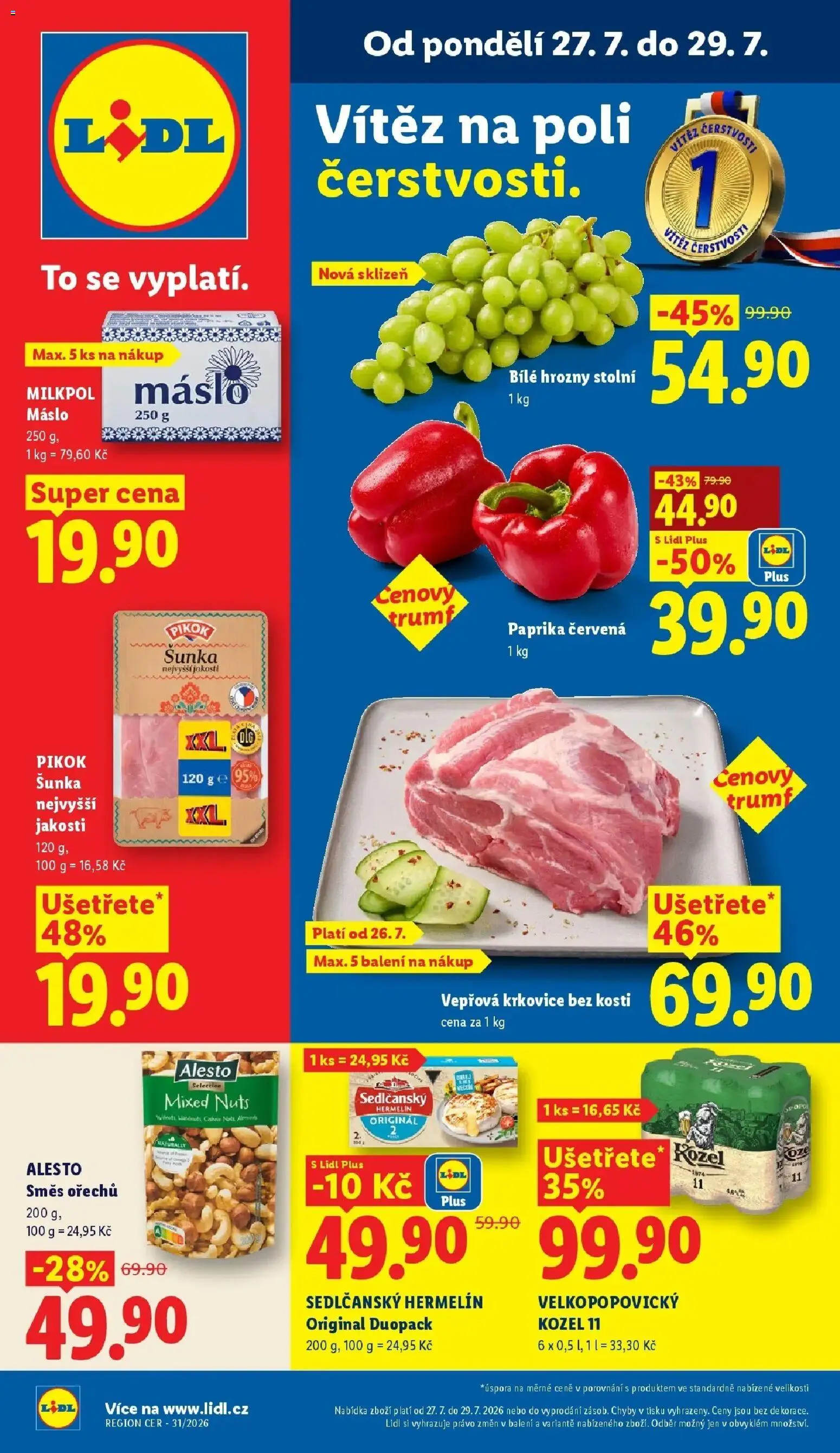 Náhled nabídky: Lidl Lidl aktuální leták platný od 27.07.2026