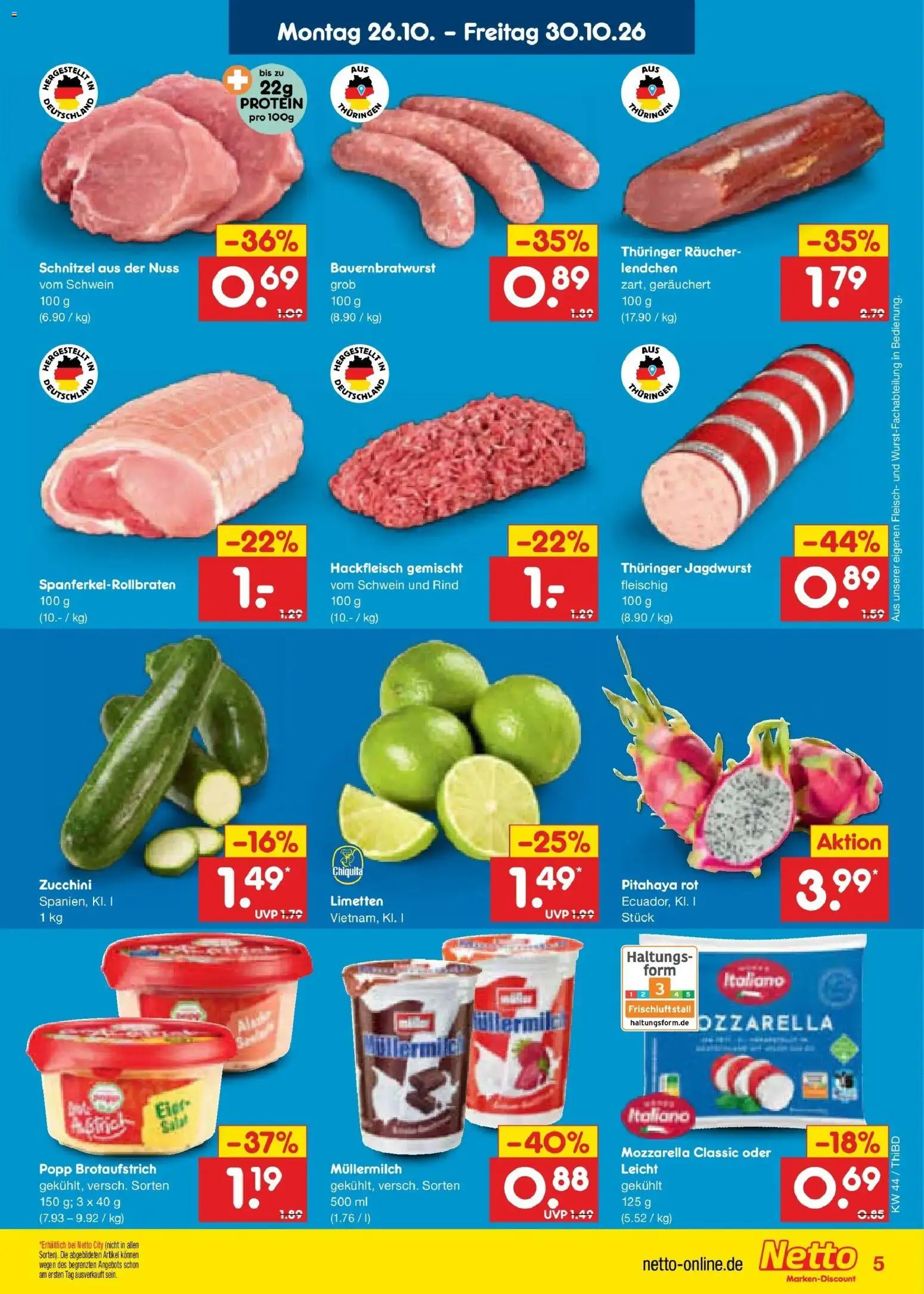 Vorschau von dem Prospekt des Geschäftes Netto Marken-Discount, gültig ab dem 26.10.2026