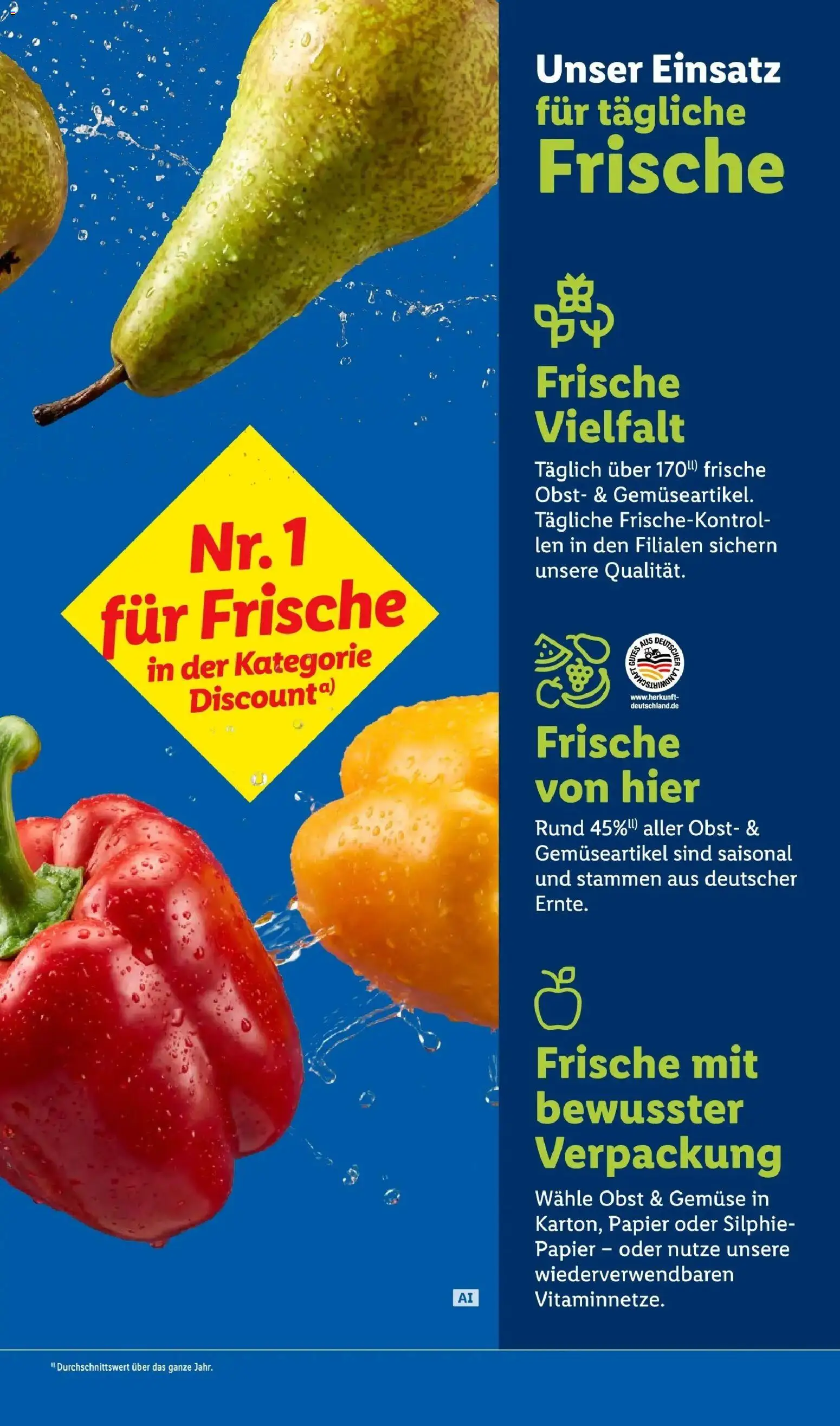 Vorschau von dem Prospekt des Geschäftes Lidl, gültig ab dem 02.11.2026 - Gemüse, Obst