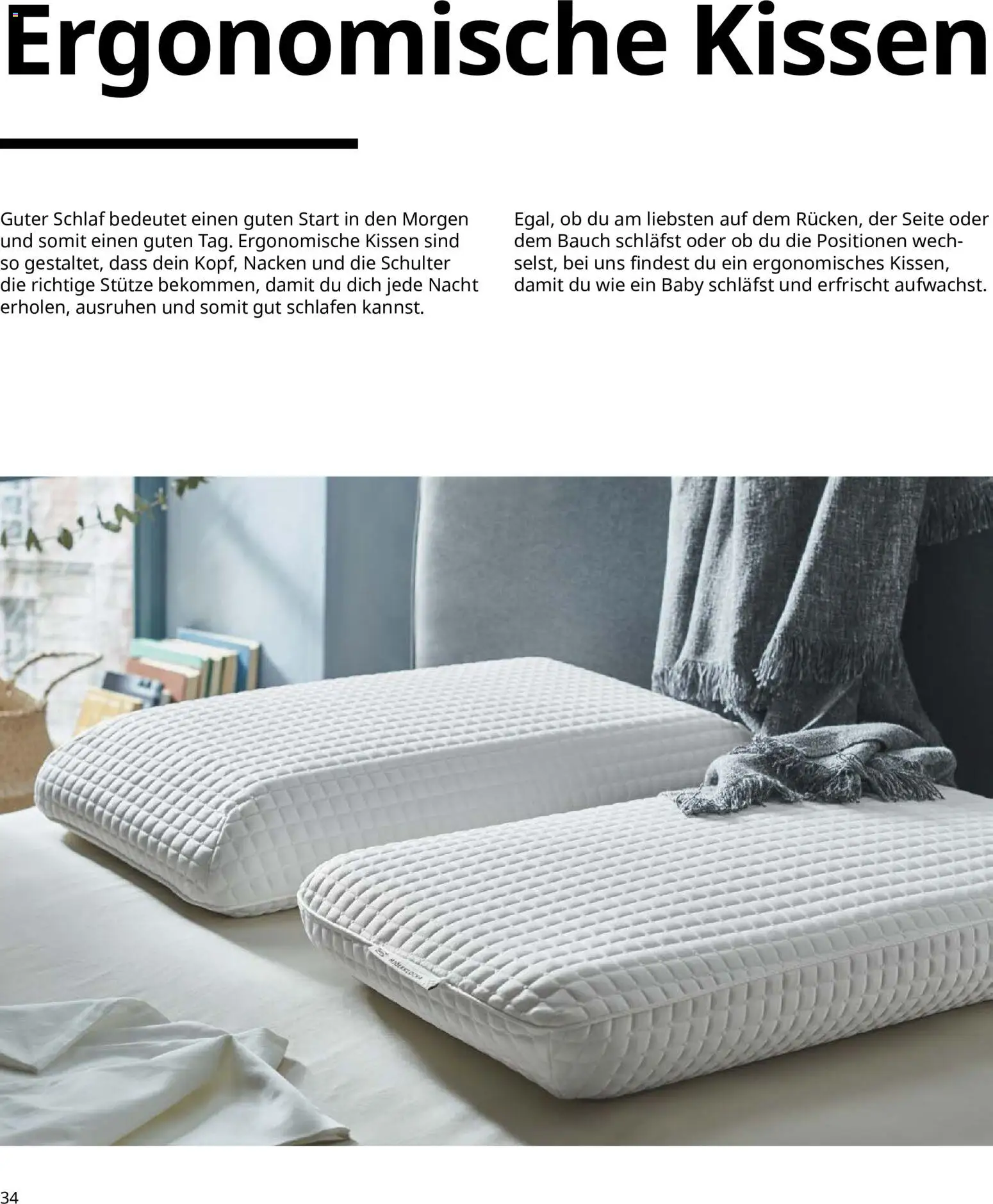 Vorschau von dem Prospekt des Geschäftes Ikea, gültig ab dem 16.09.2026 - Kissen, Schulter