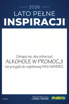 Pogląd gazetki "Makro gazetka - Lato pełne inspiracji" ze sklepu Makro ważnej od 04.08.2026