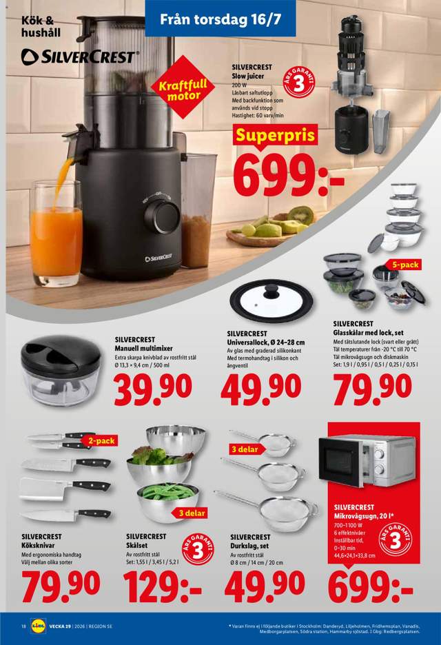 Nytt Lidl reklamblad från 13/07