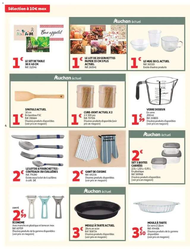 Nouveau catalogue Auchan à partir du 15/09