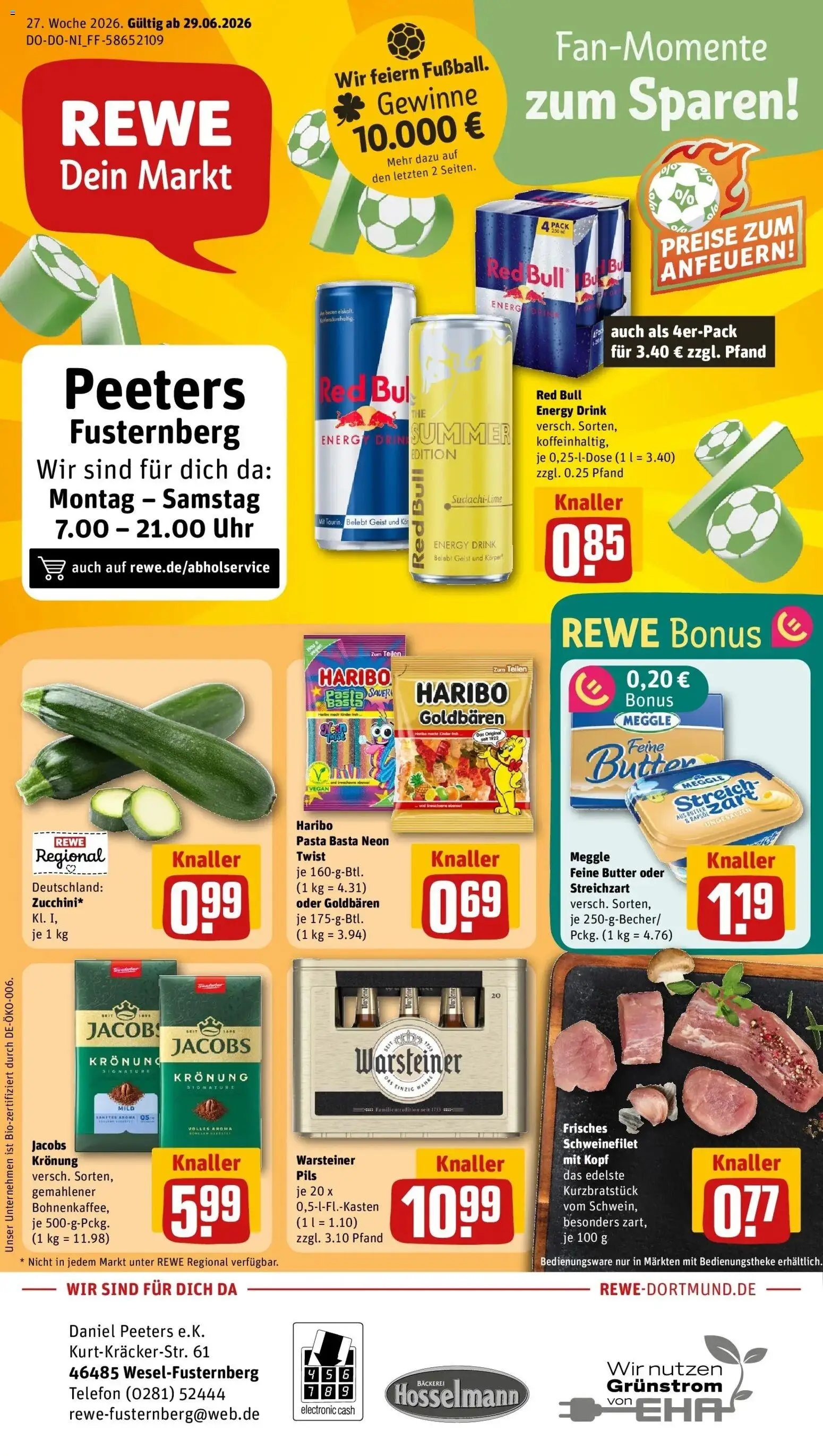 Vorschau von dem Prospekt des Geschäftes Rewe, gültig ab dem 29.06.2026