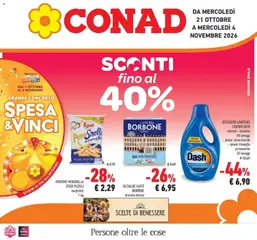 Anteprima dell'opuscolo Conad volantino Rio Saliceto dal negozio Conad valido da 21/10/2026