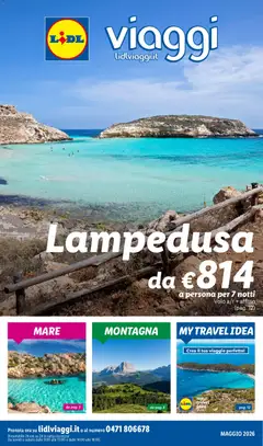 Anteprima dell'opuscolo Lidl volantino Viaggi dal negozio Lidl valido da 30/04/2026