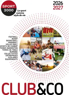Prévisualisation de Sport 2000 Brochure 2026/2027 du magasin Sport 2000 formulaire valide 01/01/2026