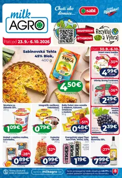 Náhľad Milk Agro letáku platného od 23.09.2026