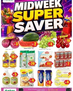 Preview of the catalogue Amber catalogue midweek super saver of store Amber valid from 13 Jul, 2026