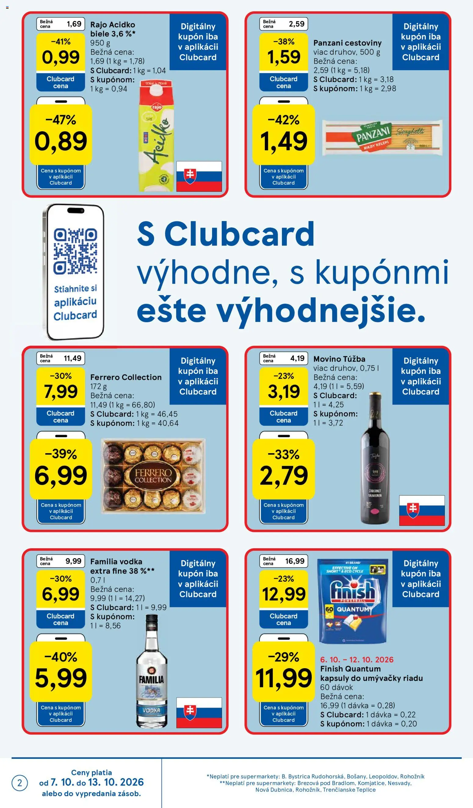 Náhľad Tesco letáku platného od 07.10.2026