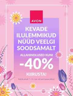 AVON kliendilehe eelvaade alates 07.05.2026