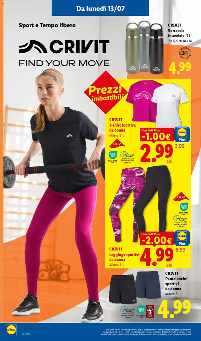 Nuovo volantino Lidl dal 09/07