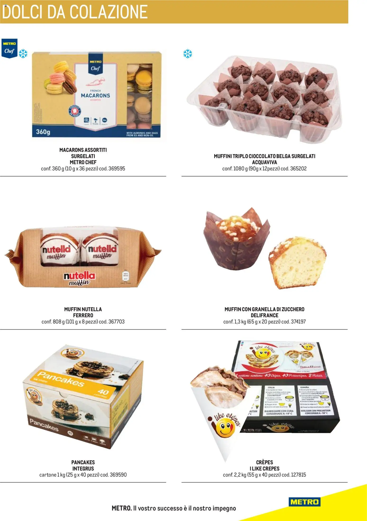 Anteprima dell'opuscolo Metro volantino Hotel dal negozio Metro valido da 31/08/2026 - Zucchero, Nutella, Muffin, Dolci, Cioccolato, Macarons