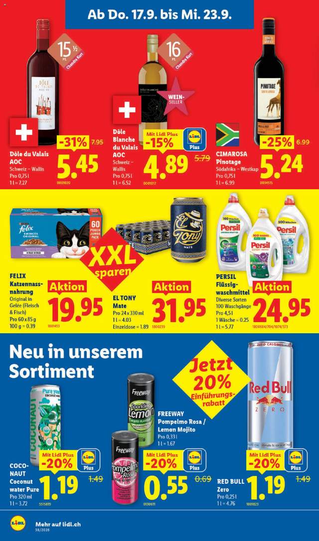 Neue Lidl Aktionen ab 17.09.