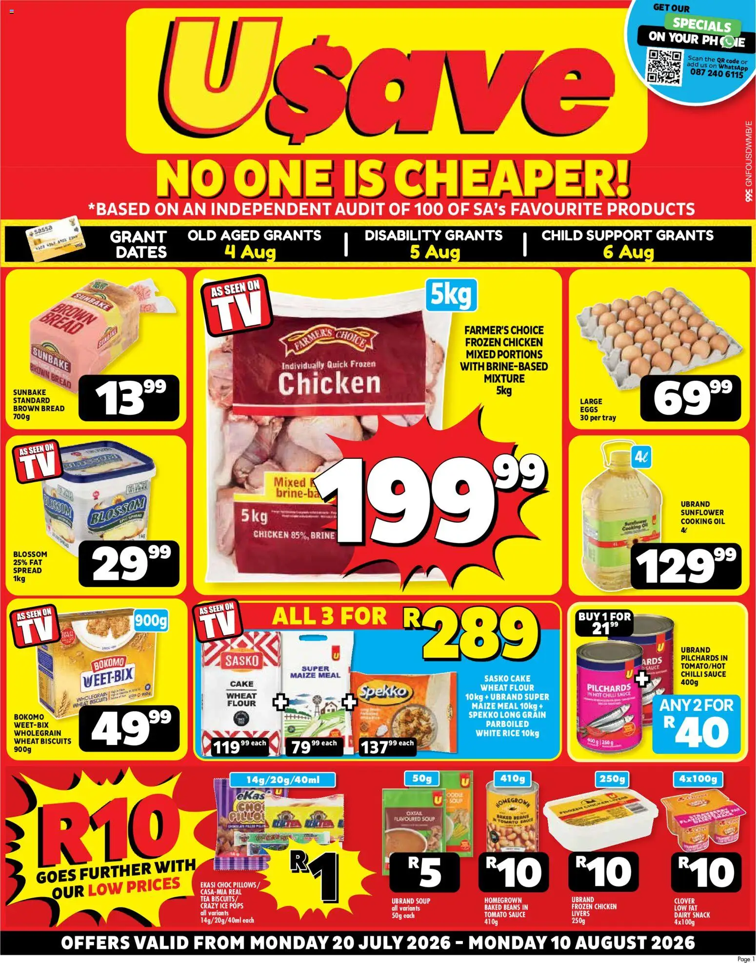 Preview of Usave flyer valid from 20/07/2026