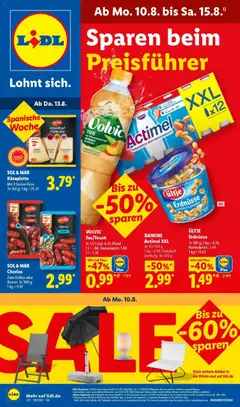 Vorschau von dem Prospekt des Geschäftes Lidl, gültig ab dem 10.08.2026