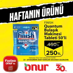 Onur Market Onur Market - Haftanın Ürünü 23.06.2026 - Broşürünün önizlemesi
