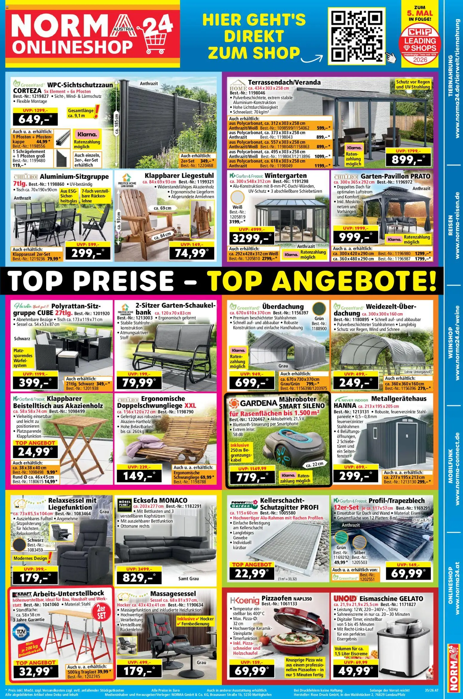 Vorschau der Angebote: Norma Norma Online shop gültig ab 24.08.2026
