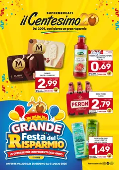 Anteprima dell'opuscolo Il Centesimo volantino dal negozio Il Centesimo valido da 26/06/2026