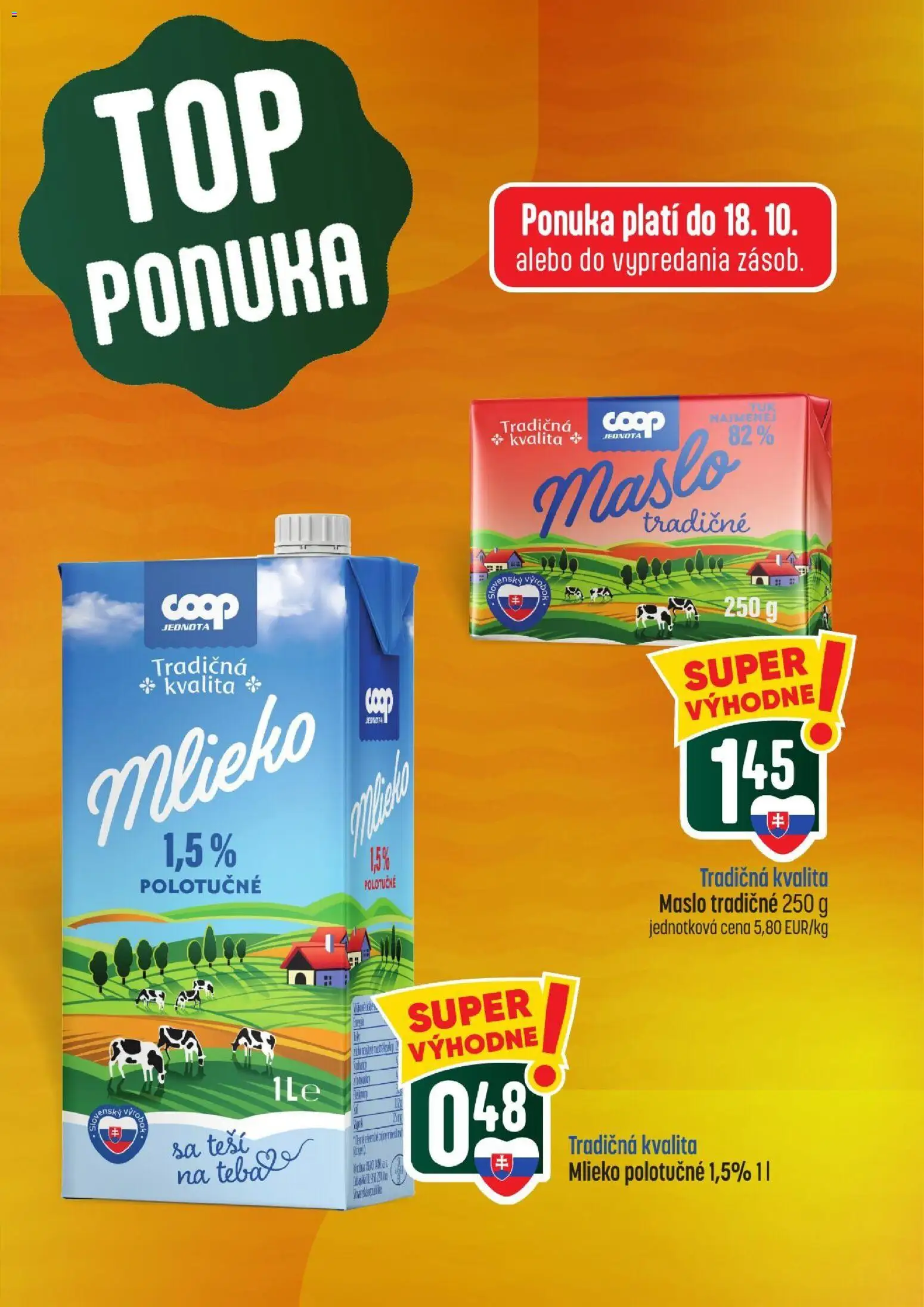 Náhľad COOP Jednota letáku platného od 15.10.2026