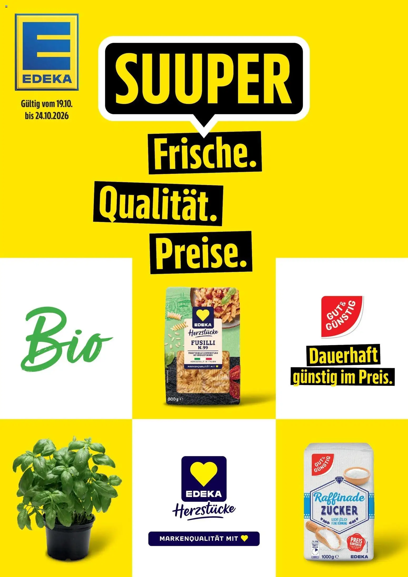 Vorschau von dem Prospekt des Geschäftes Edeka, gültig ab dem 19.10.2026
