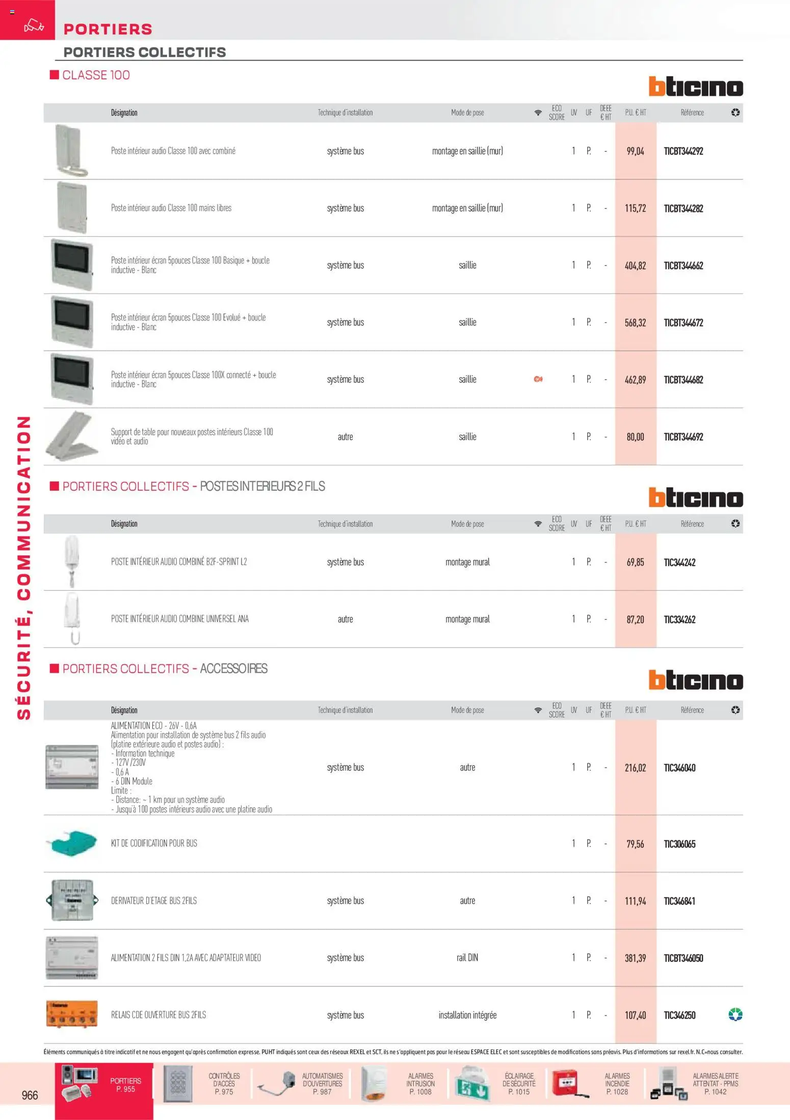 Prévisualisation de Brochure sécurité, communication du magasin Rexel formulaire valide 18/11/2025 - Vidéo, Alimentation, Table, Adaptateur, Éclairage, Audio