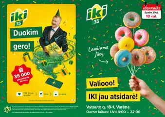 IKI parduotuvės leidinio IKI leidinys - Varena galiojančio nuo 2026.10.29 peržiūra