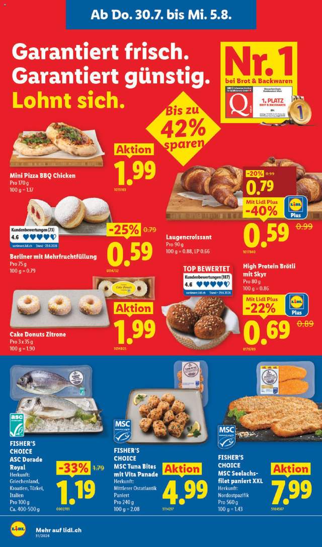Neue Lidl Aktionen ab 30.07.