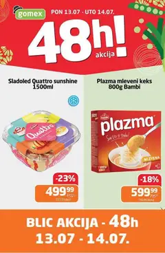 Pregled Gomex kataloga - važi od 13.07.2026