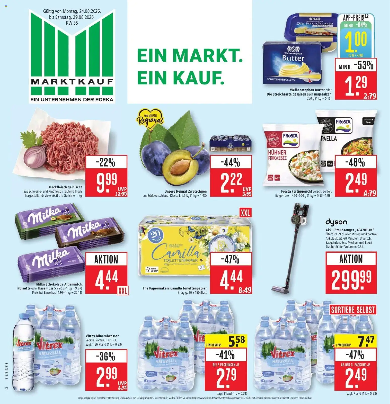 Vorschau von dem Prospekt des Geschäftes Marktkauf, gültig ab dem 24.08.2026
