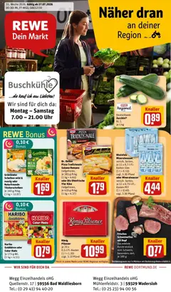 Vorschau von dem Prospekt des Geschäftes Rewe, gültig ab dem 27.07.2026