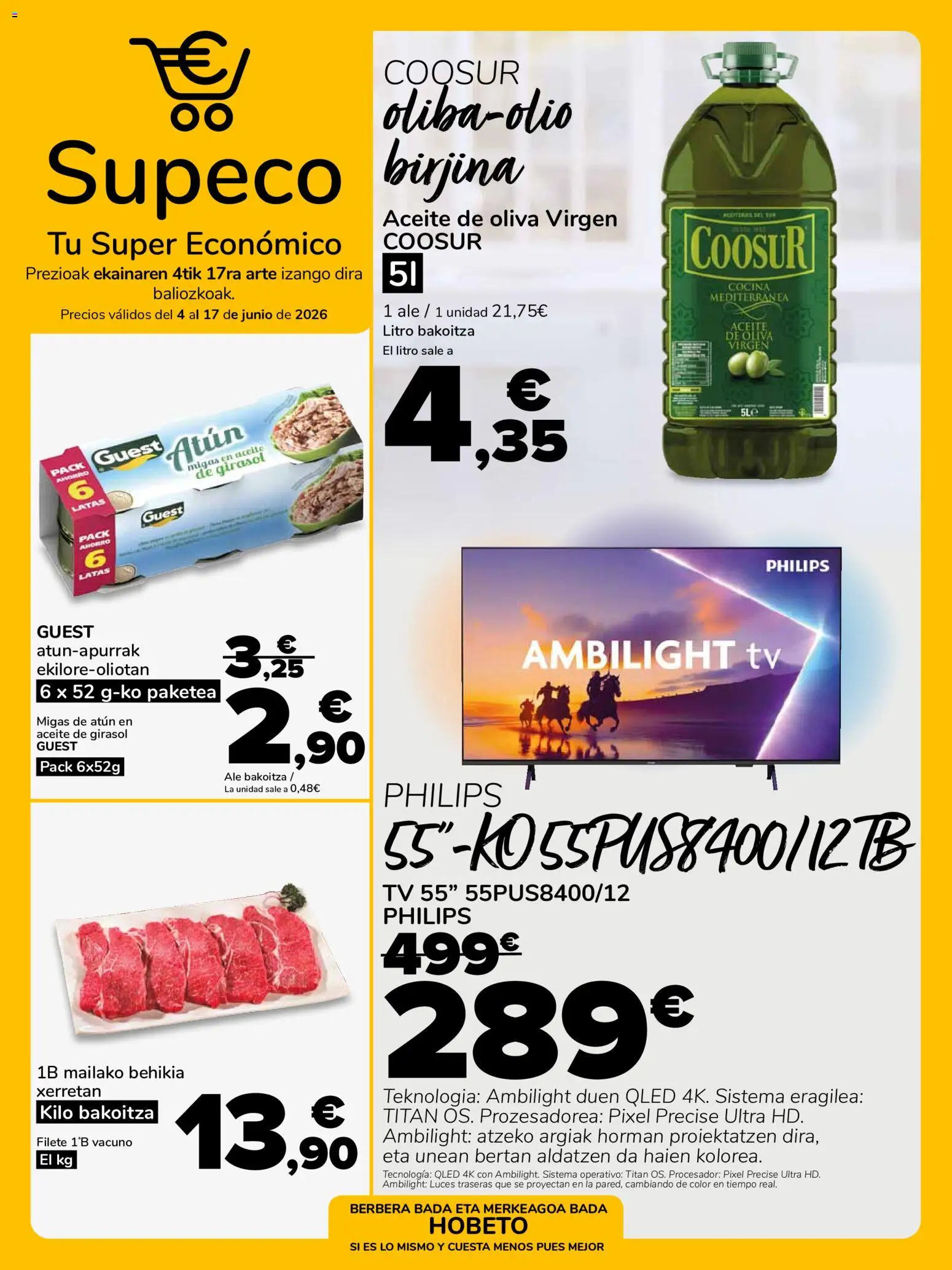 Vista previa del folleto de la tienda Supeco válido desde el 04/06/2026 