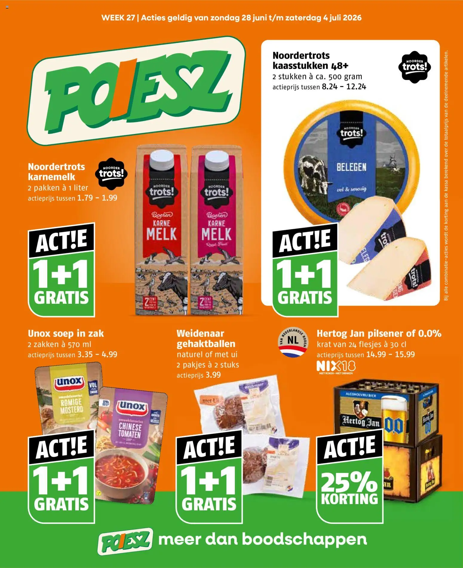 Voorbeeld van Poiesz folder van winkel Poiesz geldig vanaf 28-06-2026